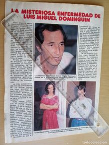 Collectionnisme de Magazine Pronto: reportaje revista pronto - la misteriosa enfermedad de luis miguel dominguin